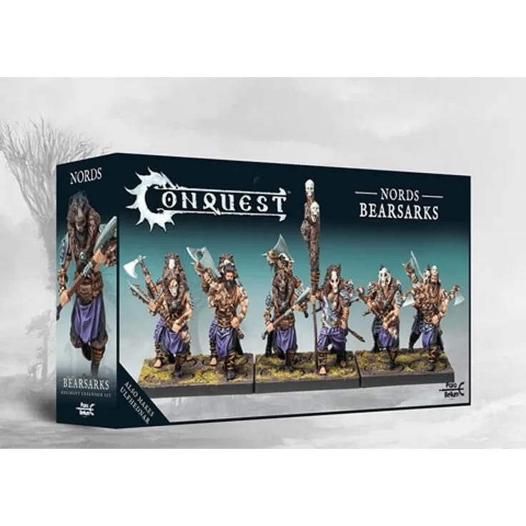 Para Bellum Wargames Nords: Bearsarks, Sammelfiguren der Elite Heavy Regiment mit hohen Cleave (2) Angriffen, brutaler Stärke und Frontlinienkompetenz