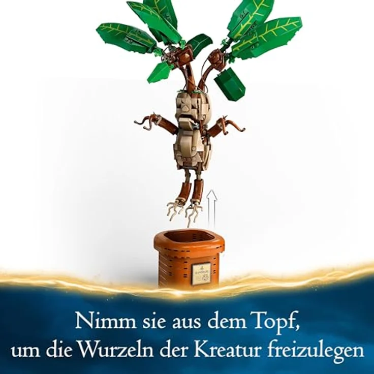 LEGO® Konstruktionsspielsteine Zaubertrankpflanze: Alraune (76433), LEGO Harry Potter™, (579 St), Made in Europe – Bild 6