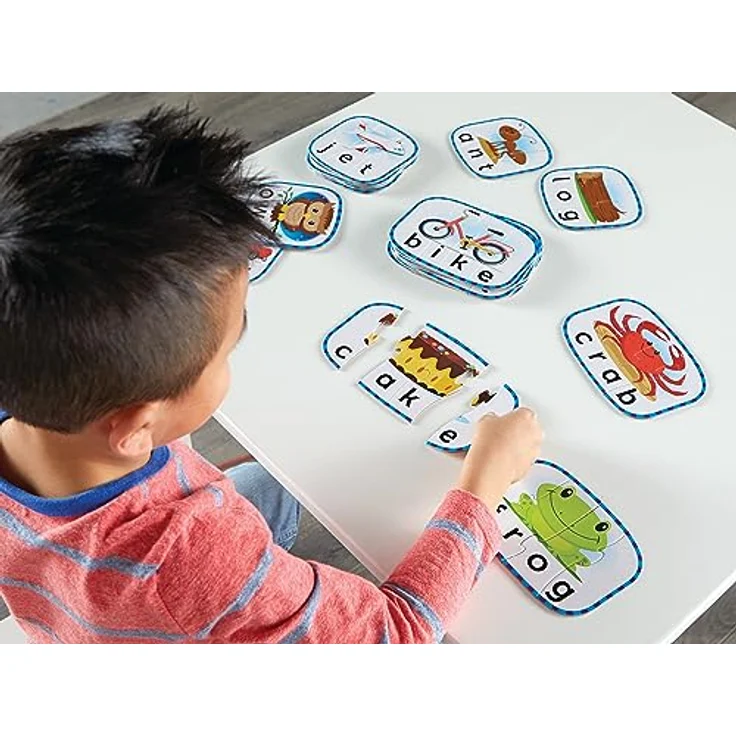 Learning Resources LER6086 Spelling Cards, Preschool Readiness, Self Correcting Puzzles, Ages 4+, Multi – Bild 3
