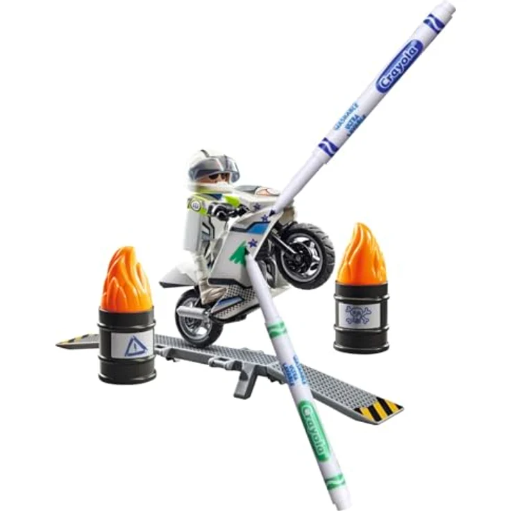 PLAYMOBIL 71377 Color: Motorrad Spielset mit individuell gestaltbaren Figuren, mehrfarbig – Bild 6