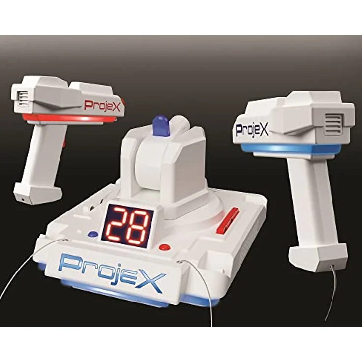 Bizak Projex Arcade-Spiele-Projektor, interaktives Gaming-System mit 5 Spielvarianten und 2 Laserpistolen – Bild 3