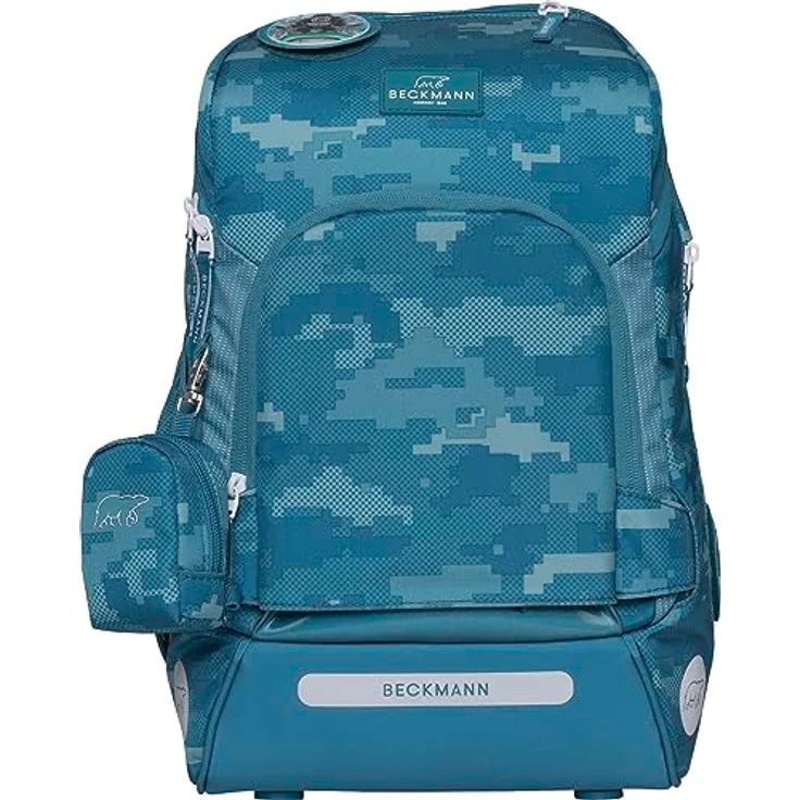 Beckmann Schulranzen-Set Active Air FLX Jungle Game, 6-teilig, Grundschule, inkl. Regenüberzug, 20-25L, Green, ergonomisch, norwegische Qualität, 4 Jahre Garantie – Bild 3