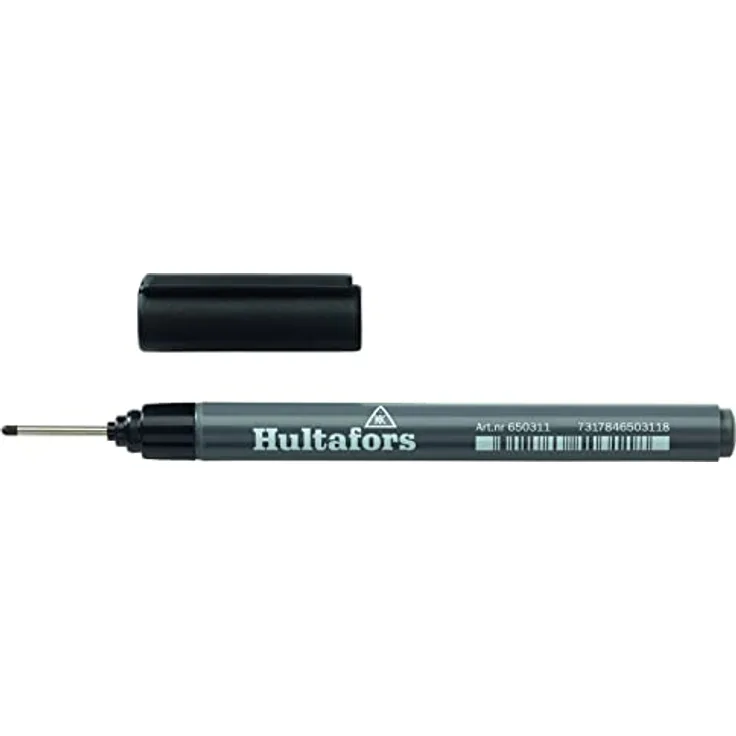 Heinz Hesse Hultafors Tintentieflochmarker, Schwarz, 2 mm Spitzendurchmesser, für Markierung an schwer zugänglichen Stellen