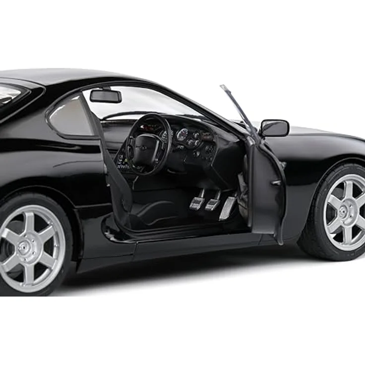 Solido 1:18 Toyota Supra MK4 (A80), detailgetreues Die-cast Modellauto, schwarz – Bild 6