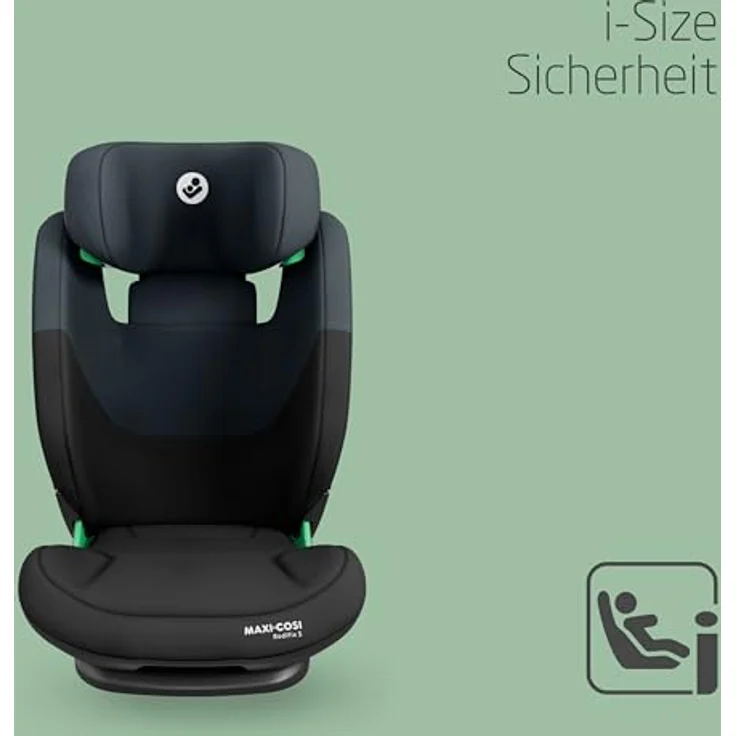 Maxi-Cosi Kindersitz RodiFix S i-Size, mit G-Cell Seitenaufprallschutz & Isofix, Tonal Black – Bild 2