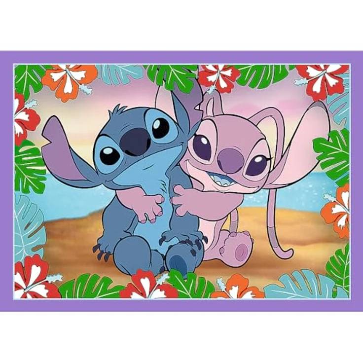 Trefl 4 in 1 Puzzle - Lilo & Stitch, mit 4 unabhängigen Puzzlespielen – Bild 2