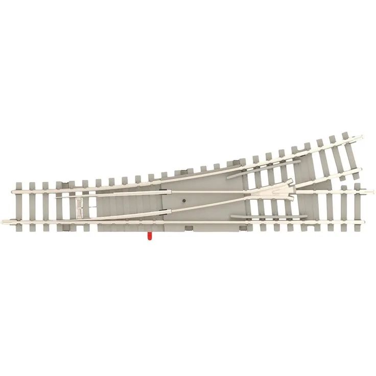MiniTrix T14538 N Gleis Weiche, links, mit Betonschwelle, 15°, 112,6 mm, elektrisch nachrüstbar