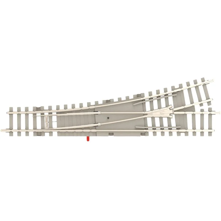 MiniTrix T14538 N Gleis Weiche, links, mit Betonschwelle, 15°, 112,6 mm, elektrisch nachrüstbar
