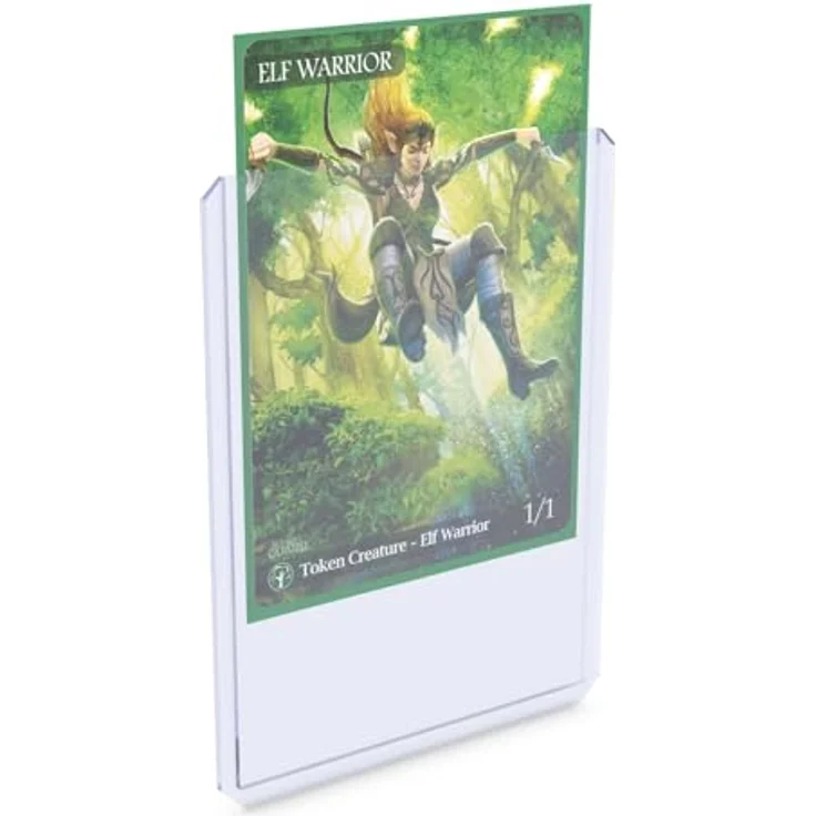 Ultimate Guard Card Covers Toploading 35 pt Transparent, 25er-Pack für Standardkarten, langlebiger Kunststoff, einfacher Toploading-Zugriff – Bild 3