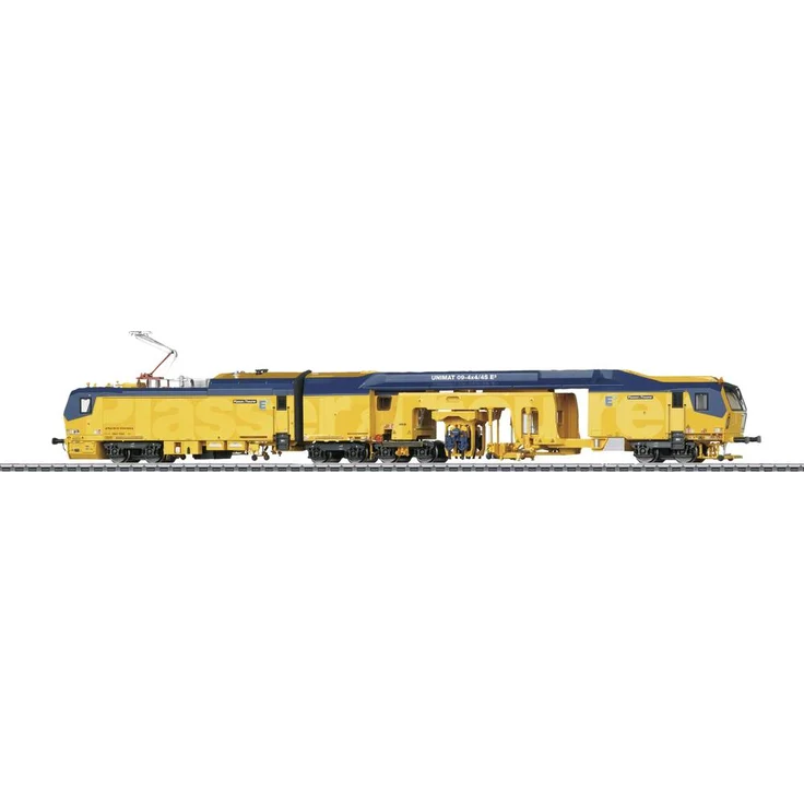 Viessmann Modelltechnik 2670 H0 Unimat 09-4x4/4S E³ Gleisstopfmaschine der P & T, Hybridantrieb, Zinkdruckguss-Chassis, Pantograph motorisch bewegt – Bild 1