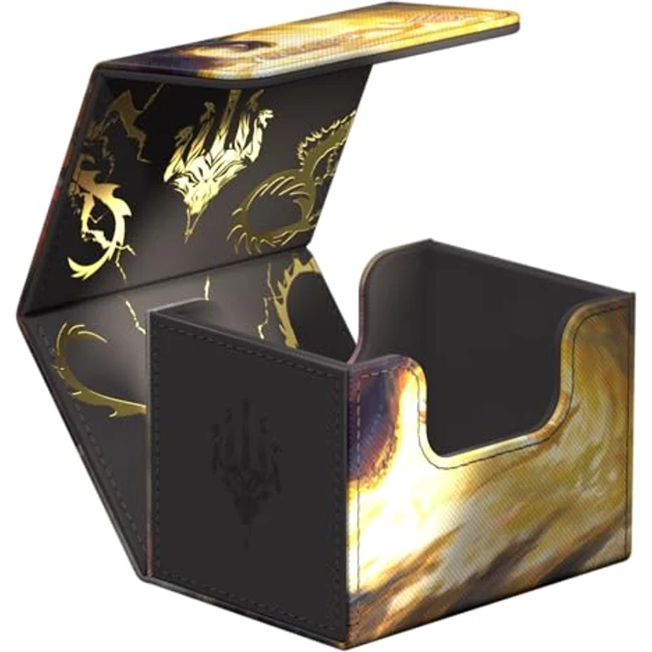 Ultimate Guard Sidewinder 100+ Xenoskin Magic: The Gathering "Tarkir: Dragonstorm" Ghostfire - Stormscale Scion, Designed for 100 Double-Sleeved Cards, Xenoskin Material mit Mikrofaser-Innenfutter, Magnetverschluss – Bild 5