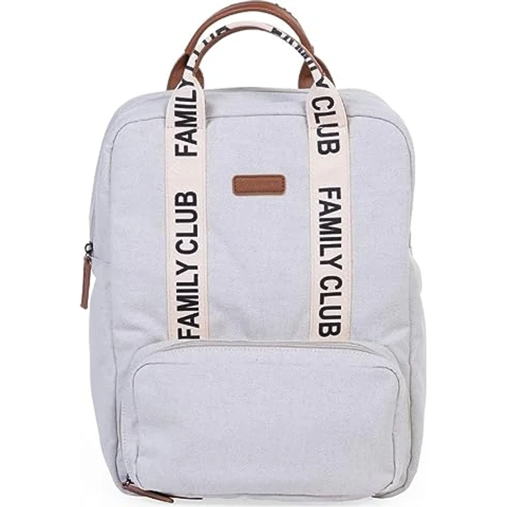 CHILDHOME Wickelrucksack Family Bag Club, Großes Fassungsvermögen, Multifunktional, Isotherm Taschen, Trolley-Koffer Durchgang, Kinderwagenbefestigung, 20,5L, Ecru – Bild 4