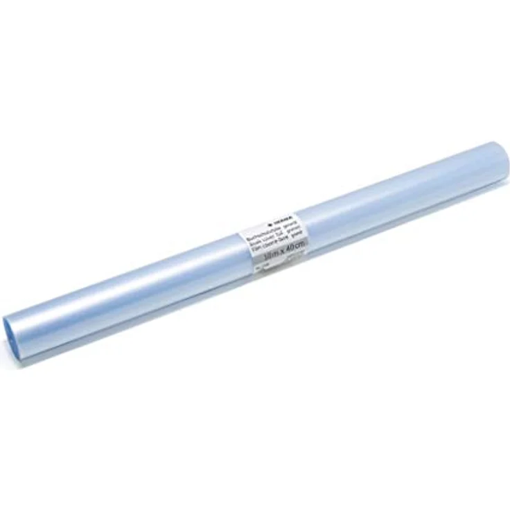 HERMA 7386 Buchschutzfolie nicht klebend transparent, 10 m x 40 cm, reiß- & wasserfest Bucheinschlagfolie, matt genarbte Buchfolie aus robuster Polypropylen-Folie für dauerhaftes Einbinden – Bild 2