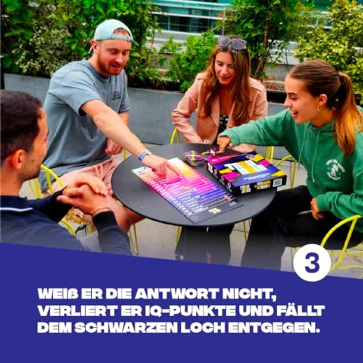 ATM Gaming Gravity - Gesellschaftsspiel - Strategie und Wissensspiel - Quizspiel für Allgemeinwissen mit Freunden und Familie - Brettspiel für Erwachsene - 2 bis 8 Spieler - Nachhaltig und lokal - made in Deutschland - umweltfreundlich hergestellt – Bild 4