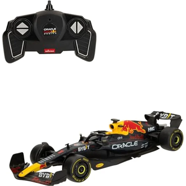 ColorBaby 41287 Rastar F1 Oracle Red Bull Racing RB18, Maßstab 1:18, ferngesteuert, Frequenz 2,4 GHz, 6 Richtungen, Marineblau – Bild 2