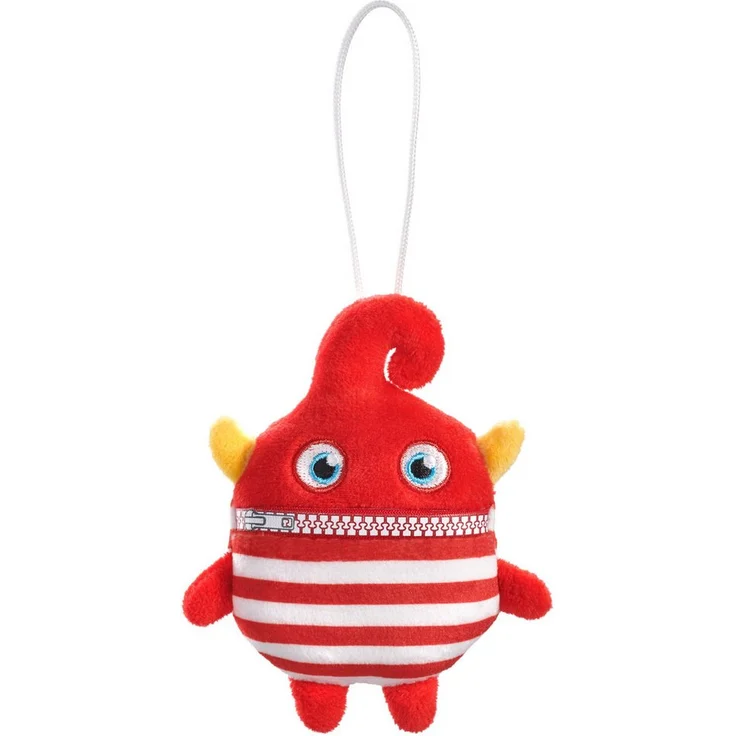 Schmidt Spiele Kuscheltier Sorgenfresser Anhänger Jenna, Plüsch Stofftier 10 cm mit praktischem Loop und liebevollen Details