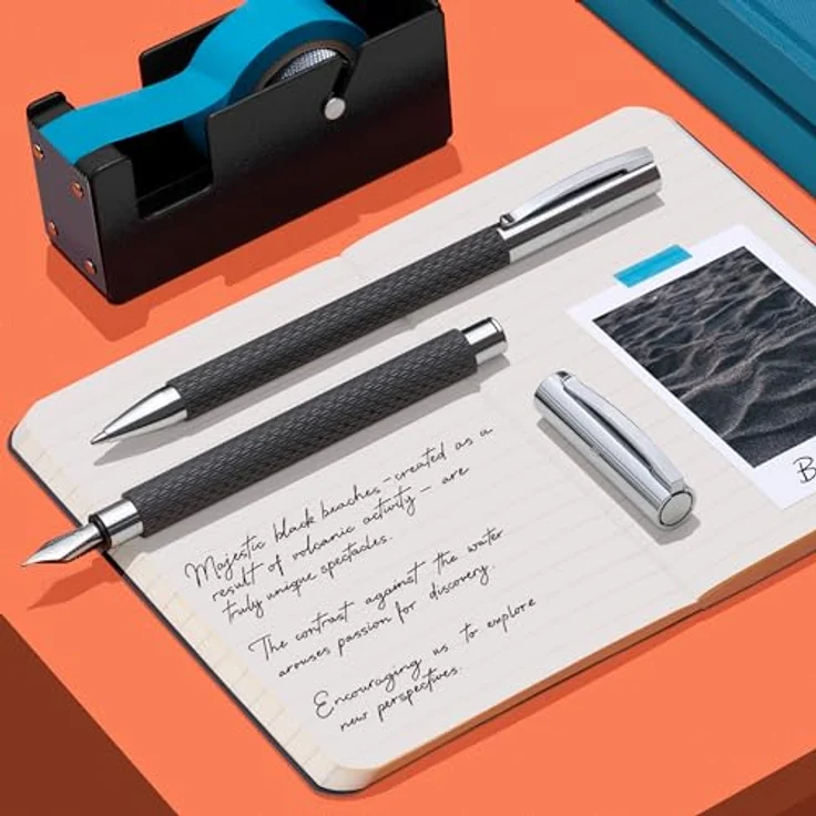 Faber-Castell Ambition, Schreibstift mit elegantem Design, braun – Bild 3