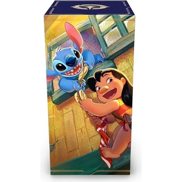 Ravensburger Disney Lorcana Trading Card Game: Archazias Insel - Lilo Geschenkbox (Englisch), Glimmer-Foil Oberfläche, mit Stauraum für bis zu 250 Karten, inkl. 5 Booster Packs aus verschiedenen Sets – Bild 4
