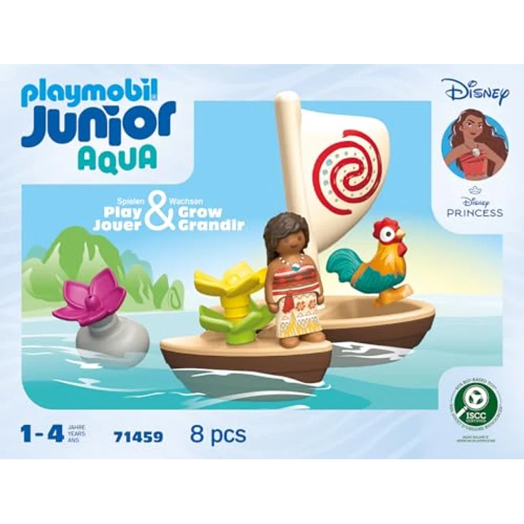 Playmobil® Konstruktions-Spielset Vaiana Katamaran (71459), JUNIOR & Disney, (8 St), Made in Europe – Bild 4
