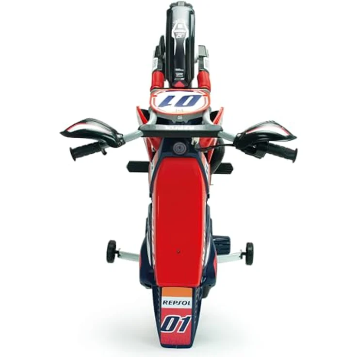Injusa Repsol Elektromotorrad, Elektrofahrzeug für Kinder ab 3 Jahren mit Racing-Design, Stützrädern und Gaspedal – Bild 8