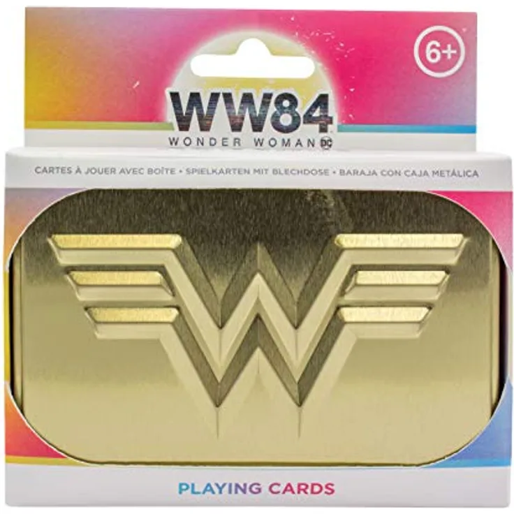 Paladone Unisex Junge Erwachsene DC Comic Spielkarten, Wonder Woman, 14,5 x 8 x 3