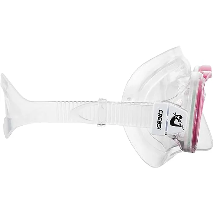 Cressi Perla & Mexico - Combo Set Tauchmaske und Schnorchel, Transparent/Rosa, Einheitsgröße – Bild 3