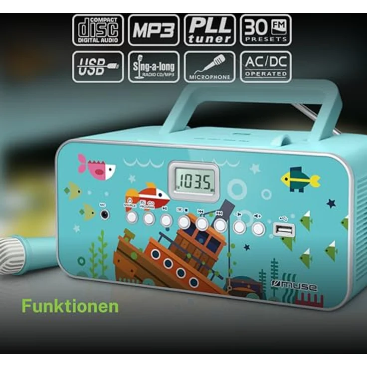 Muse M-29 KB blau – Bild 7