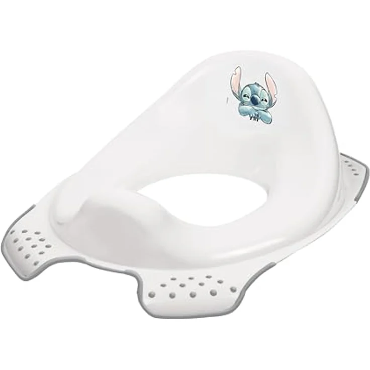 keeeper Stitch Kinder-Toilettensitz, Anti-Rutsch-Funktion, Stitch Design, Weiß – Bild 1
