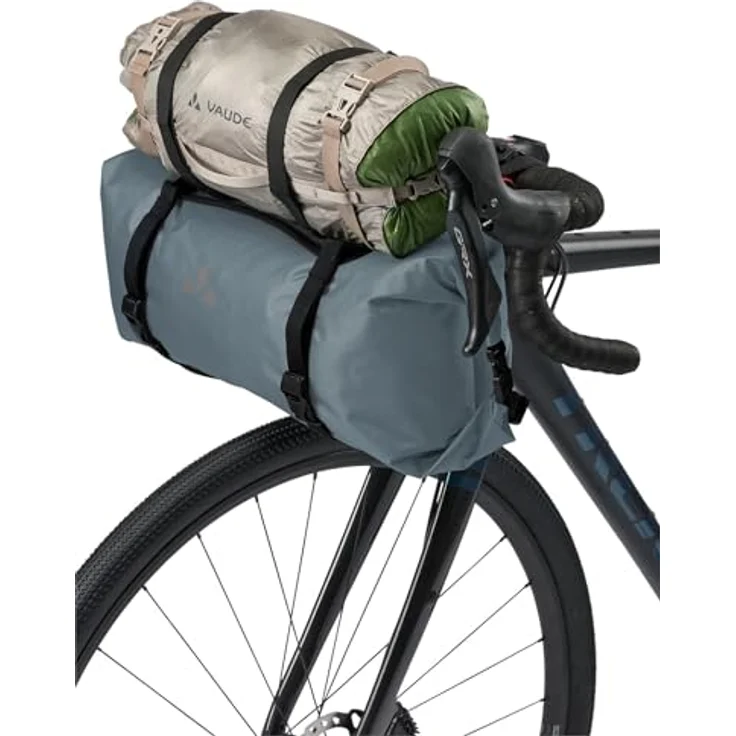 VAUDE Trailfront II Kinderfahrradtasche, wasserdicht, 13 Liter Volumen, grün – Bild 6