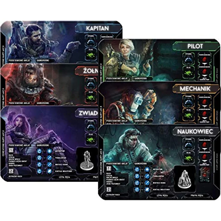 Rebel Nemesis, Brettspiel für 1-5 Spieler, strategische Spielerfahrung, polnische Ausgabe, mehrfarbig – Bild 3