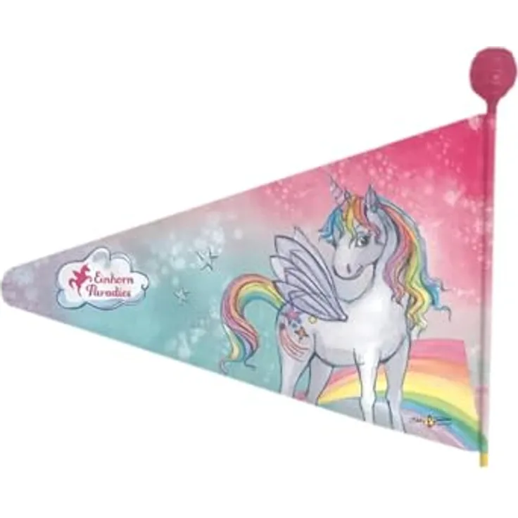 Bike Fashion Sicherheitswimpel-03198819, Bunt, 175 cm flexibler Glasfiberstab, splitterfrei, für Kinderfahrräder