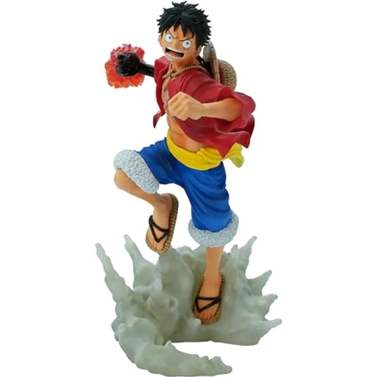 ABYstyle Studio One Piece Luffy, 16 cm PVC-Figur, detailreiche Animations-Dekoration für Zuhause und Büro, ideales Geschenk für Fans