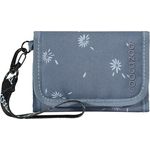 Coocazoo Geldbörse „Bloomy Daisy”, hellgrau, Portemonnaie mit Sichtfenster innen & außen, recyceltes Polyester, Münzfach & Kartenfächern, Klettverschluss, ab der 3. Klasse