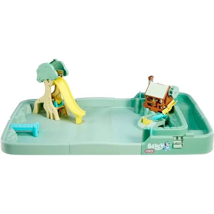 Blueys Bluey Figur Am Teich Des Wildniscamps, interaktives Spielset mit Wasserpool, Grün, One Size – Bild 8