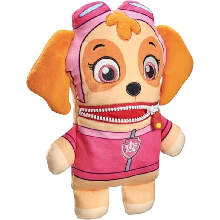 Schmidt Spiele Sorgenfresser, Paw Patrol Skye, 26 cm, Plüschfigur aus hochwertigem Material, handwaschbar, für Kinder ab 0 Jahren – Bild 3