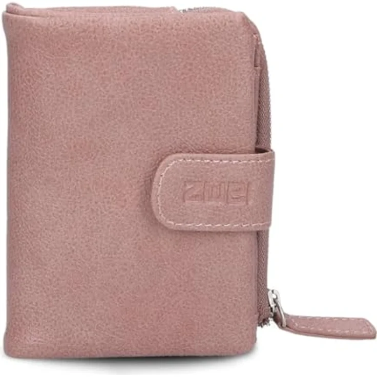 Zwei Mademoiselle Geldbörse, Kinderportemonnaie aus 100% Polyurethan, rosa, 10 cm x 3 cm x 13 cm – Bild 2