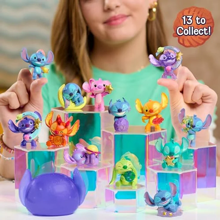 Just Play Disney Stitch Outta This World Sammelkapsel mit Mini-Figur, 5 cm, Überraschungsbox für Sammler, lila, für Kinder ab 3 Jahren – Bild 2