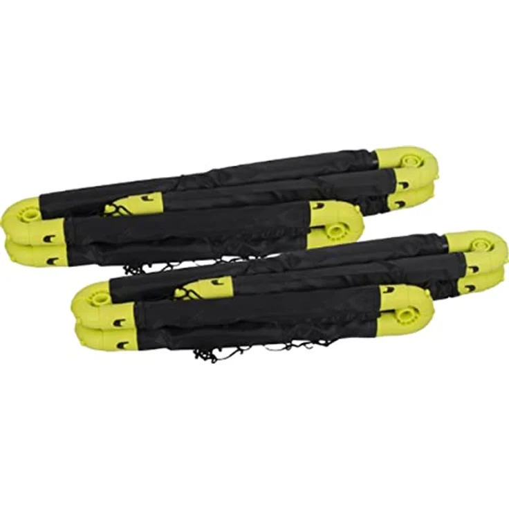 Umbro Fußballtore - 2-er Set - Faltbares Fußballtor - 50 x 44 x 44 cm - Fußballtraining - für Kinder und Erwachsene, Schwarz/Gelb – Bild 2