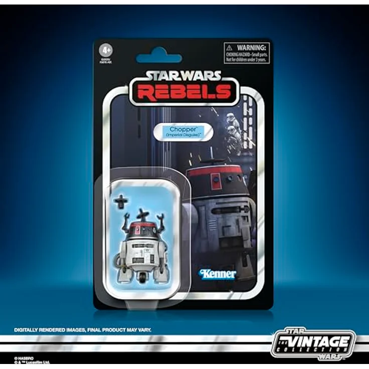 Star Wars The Vintage Collection Chopper (Imperial Disguise), Action-Figur (9,5 cm) mit austauschbarer Antenne und kennergerechter Verpackung – Bild 2