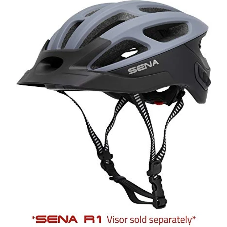Sena R1 der Smarte Fahrradhelm (Matte Gray, M) – Bild 3