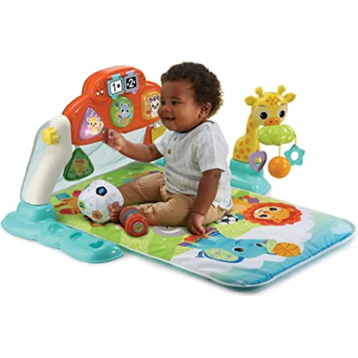 VTech Baby - 4-in-1 Sportspieldecke mit Musik, abnehmbares Spielboard, 2 Spielmodi, für Babys ab der Geburt – Bild 4