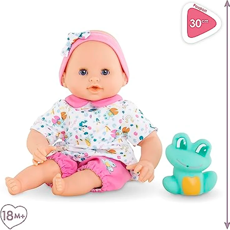 Corolle - Meine erste Puppe, Baby-Badewanne, Ozean, 30 cm, ab 18 Monaten, 9000100650 – Bild 4