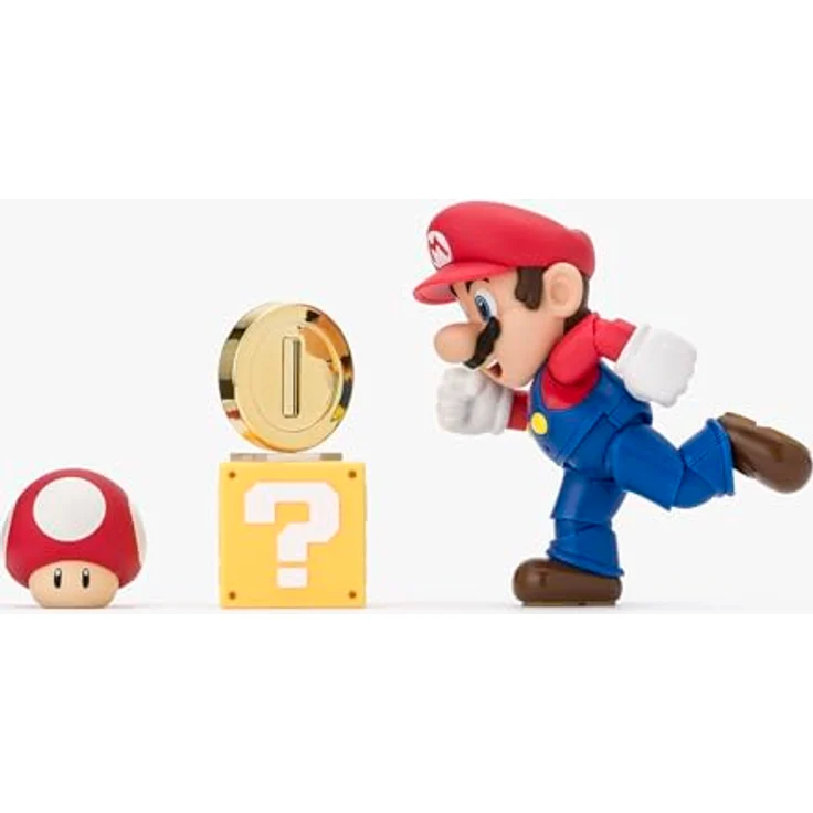 Bandai Tamashii Nations Super Mario S.H. Figuarts, Actionfigur 10 cm, beweglich, in Fensterbox – Bild 5