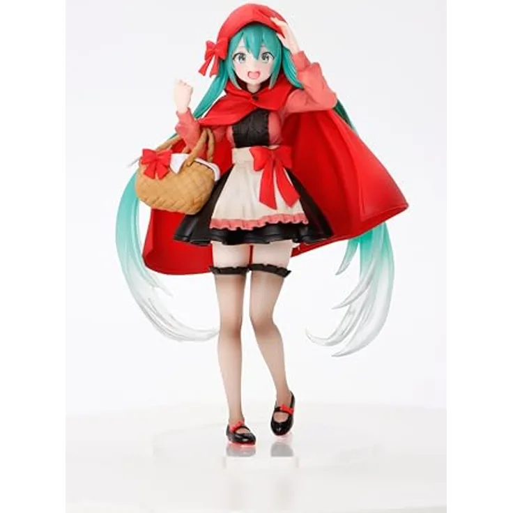 Taito Hatsune Miku - Little Red Riding Hood - PVC Statue, 18 cm, Sammelfigur
