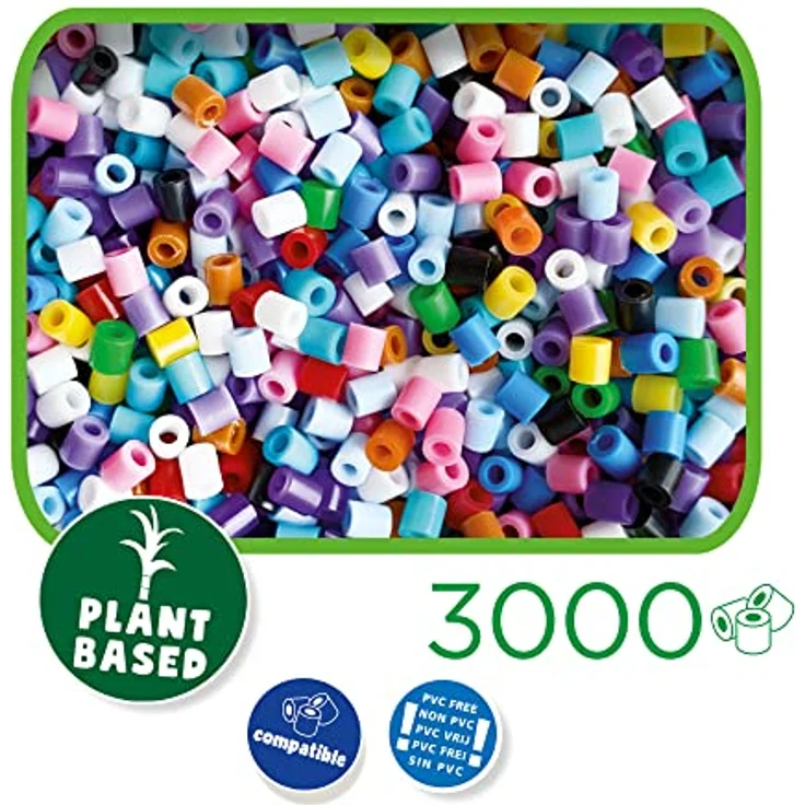 SES 06404 Green Beedz-Bügelperlen Mix 3000 – Bild 2