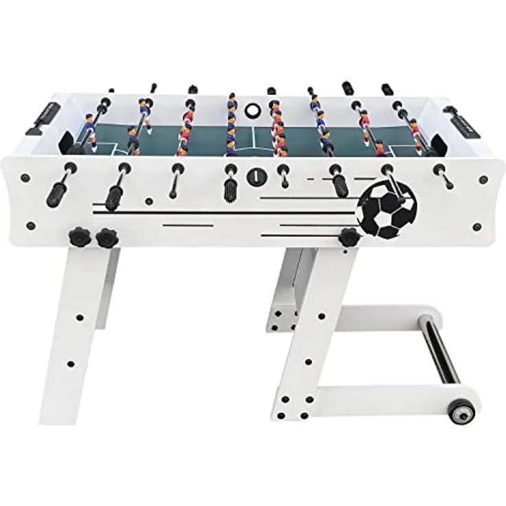 Cougar Scorpion Kick Tischkicker | Kickertisch in Weiß klappbar | Fußballtisch inkl. 2 Bälle & Punktezähler | Indoor Tischfußball für Kinder & Erwachsene | Maße 122x61x80 cm. – Bild 3