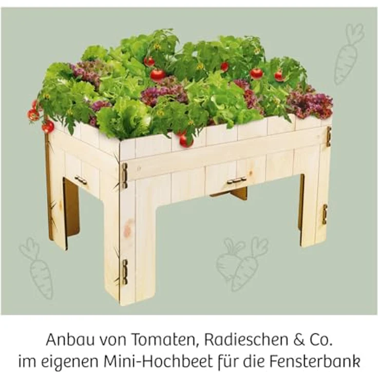 Kosmos Experimentierkasten Judith Rakers Meine erste Farm, Made in Germany, Mini-Hochbeet und interaktive Anleitung – Bild 3