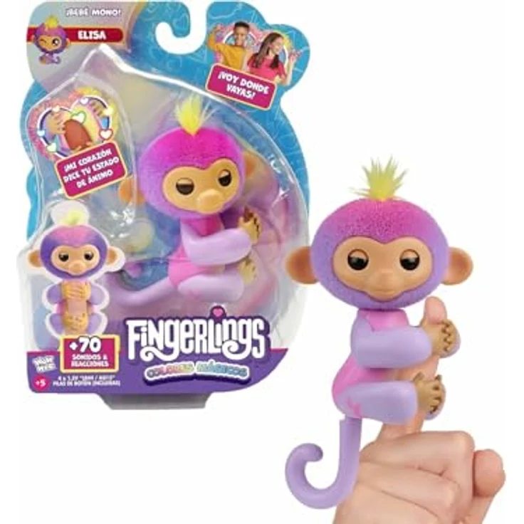 Bizak Fingerlings-Figur, Sammelfigur mit 70 magischen Klängen und Reaktionen, 13 cm, Mehrfarbig (Zufallsmodell) – Bild 4