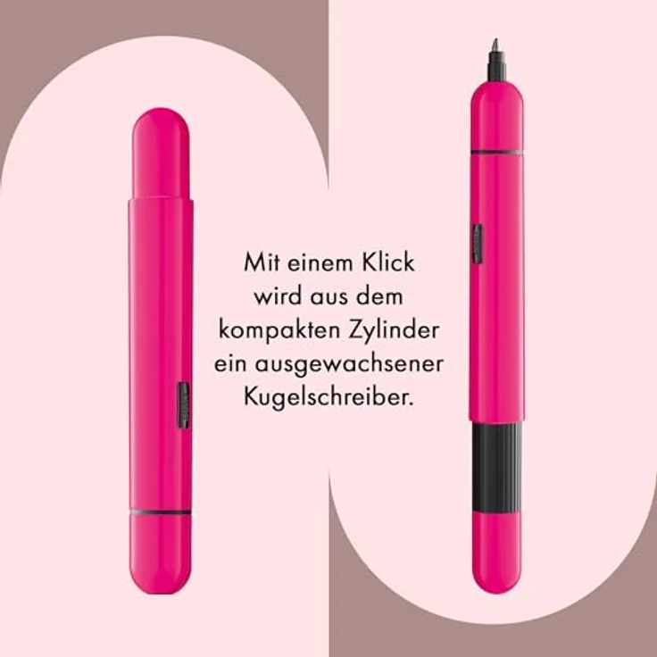 Lamy Pico Druckkugelschreiber, neonpink, mit doppelter Druckmechanik und innovativem Pocket-Design – Bild 4