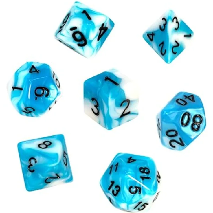 Knochen-Set REBEL RPG - Bicolor - Blau-weiß